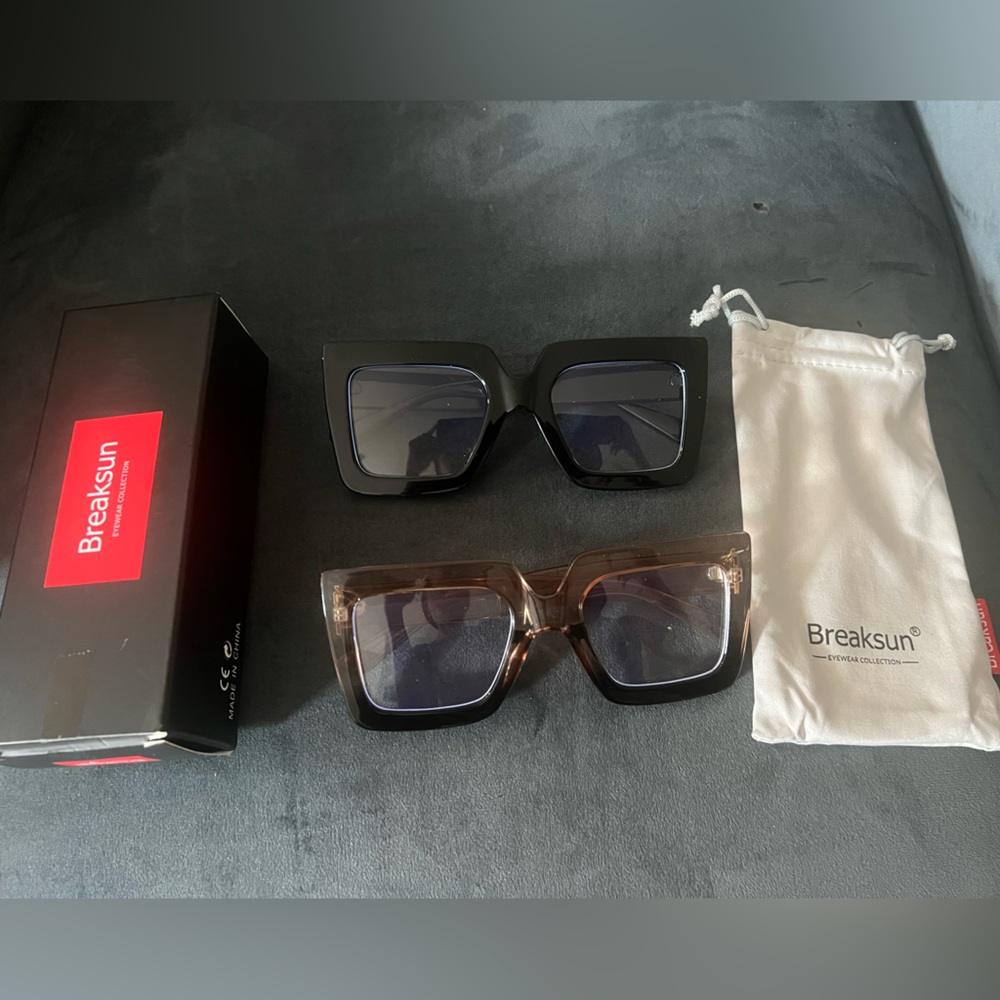 Oversized non-prescription thick fashion glasses
